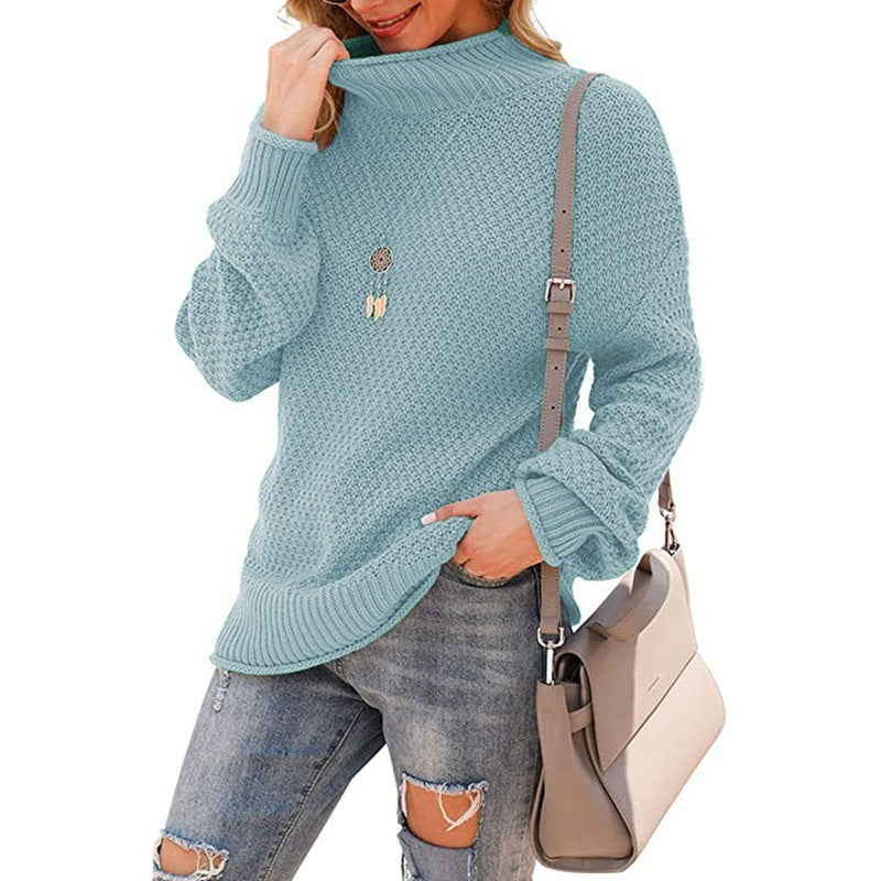 Bequemer Rollkragen Pullover Gemütlich Strick