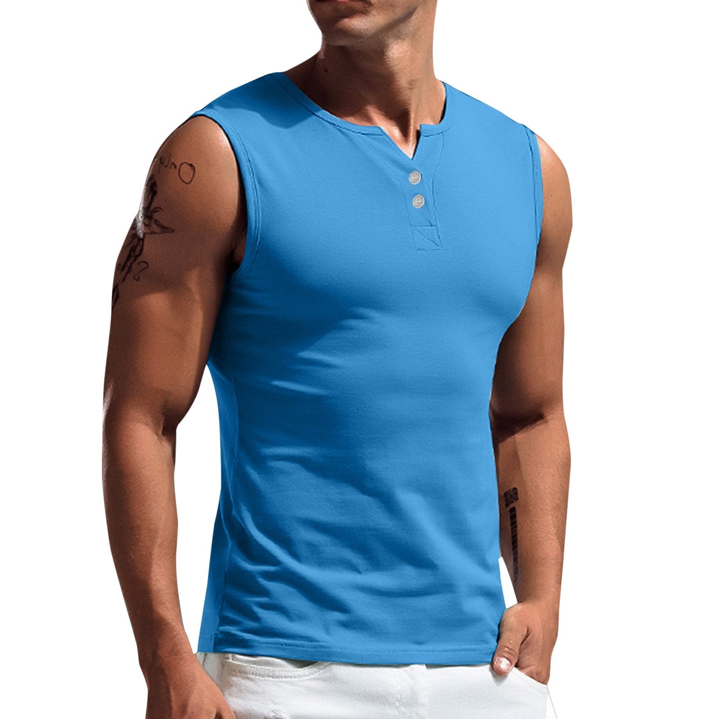 Herren Tanktop Komfort Schnitt Praktisch