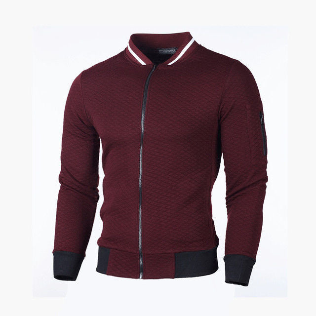 Herren Sweatjacke Hochwertig Reißverschluss TascheSportlich