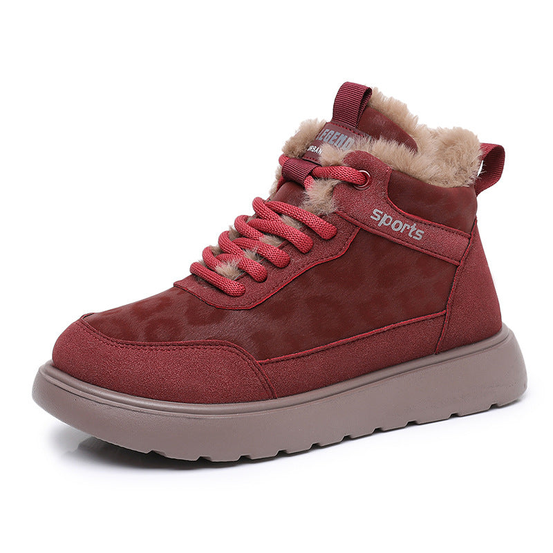 Damen Winter Sneaker Warm Isoliert Rutschfest