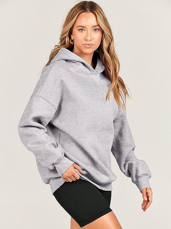 Damen Oversized Kapuzenpullover Lässig Große Größen