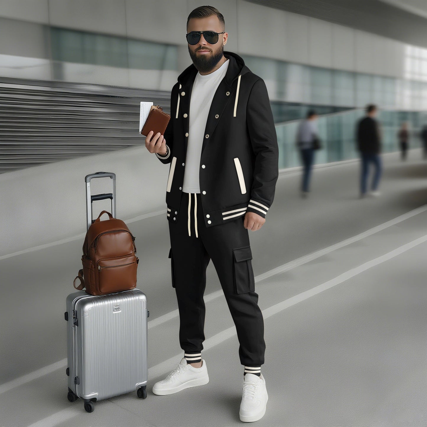 Herren Sportanzug Funktional Praktisch Moderne Verarbeitung