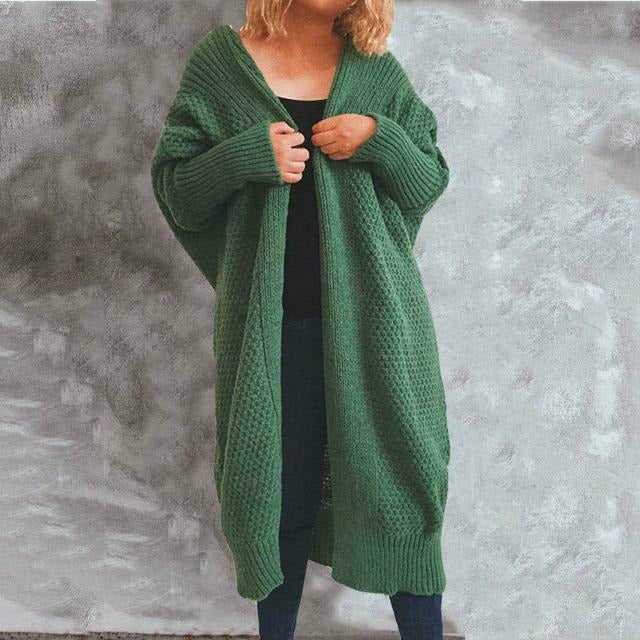 Elegante Strickjacke Damen Lang