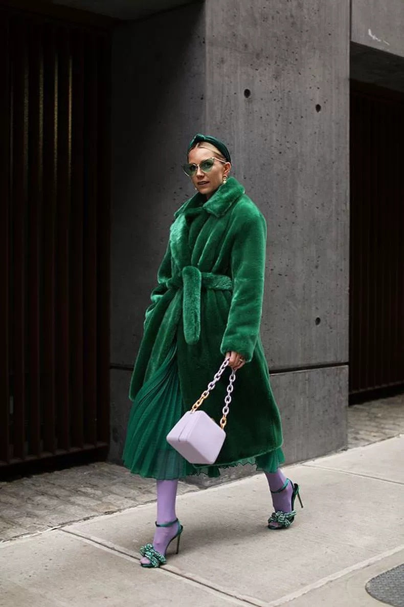 Damen Bademantel Lang Weich mit Gürtel und Taschen