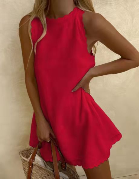 Damen Sommerkleid Bequem Elegant