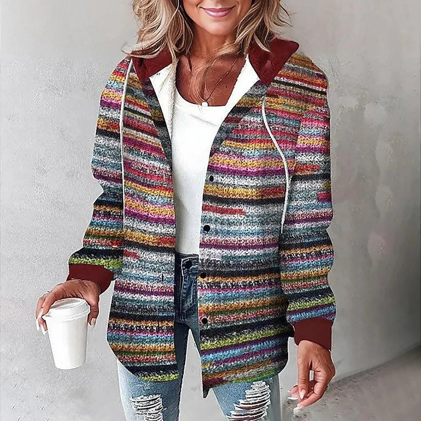 Herbstjacke Damen Elegant Woll
