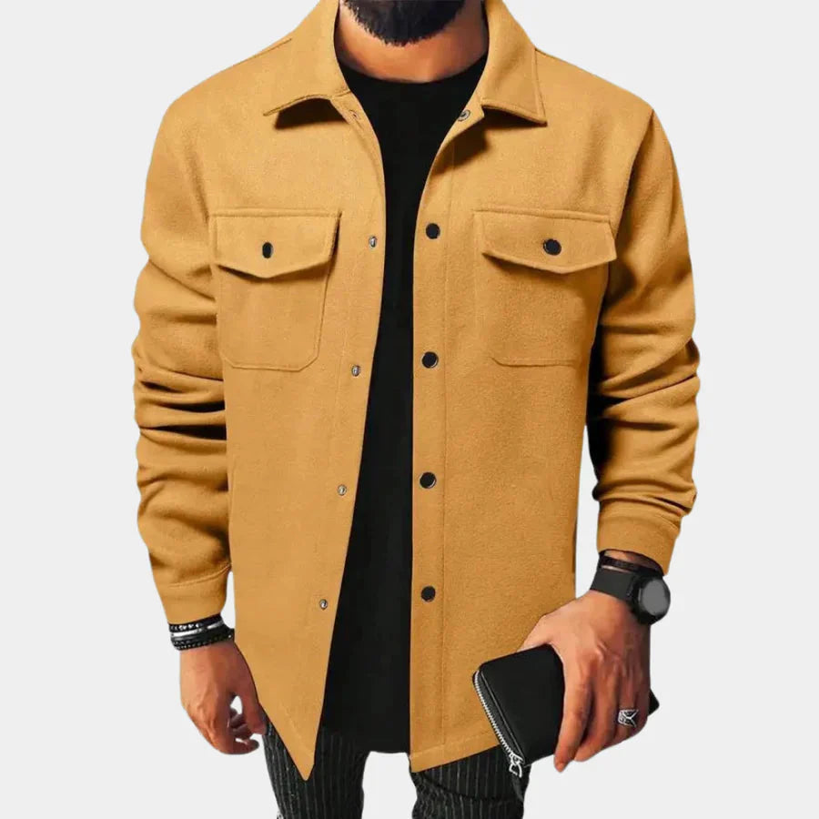 Herren Oberhemd Langarm Modern Button-Down