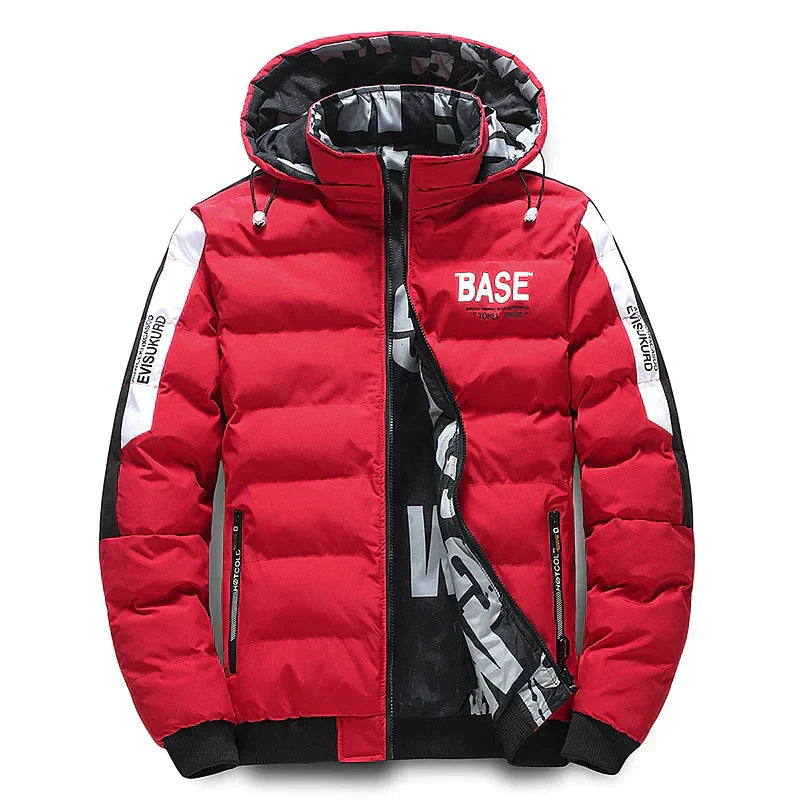 Herren Winterjacke Warm Daunenfutter