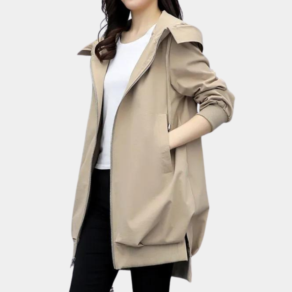 Herbstjacke Damen Modern Lang