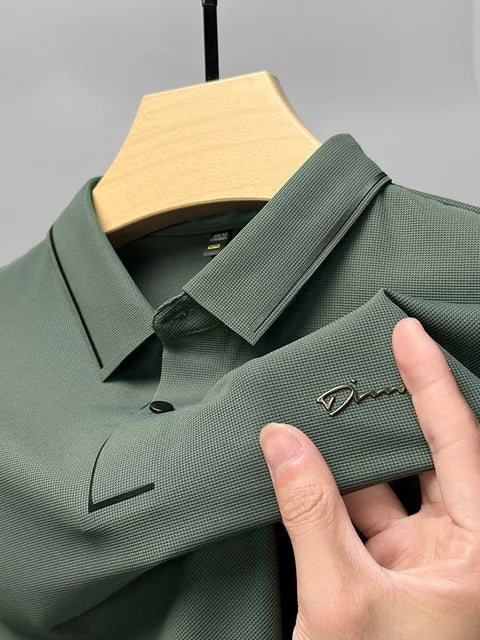 Herren Poloshirt Kurzarm Knöpfe Modern
