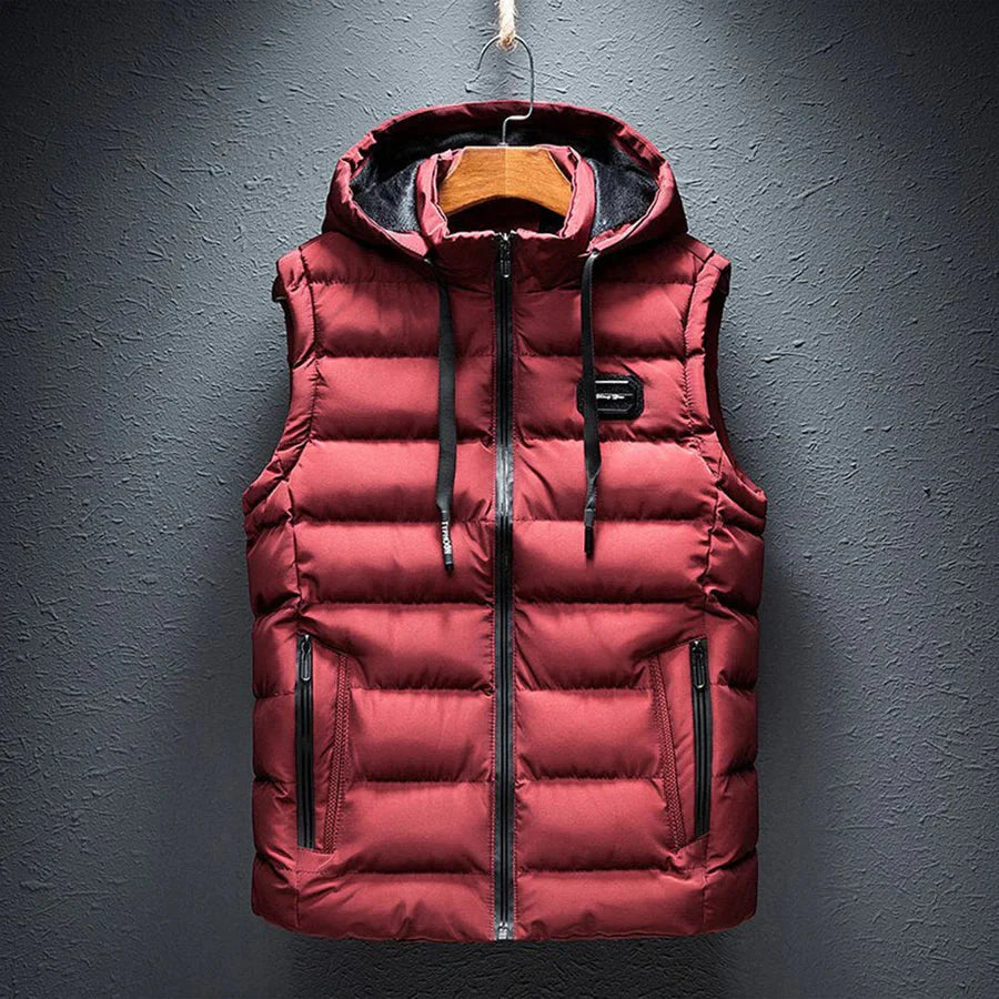 Herren Pufferjacke Warm Isoliert
