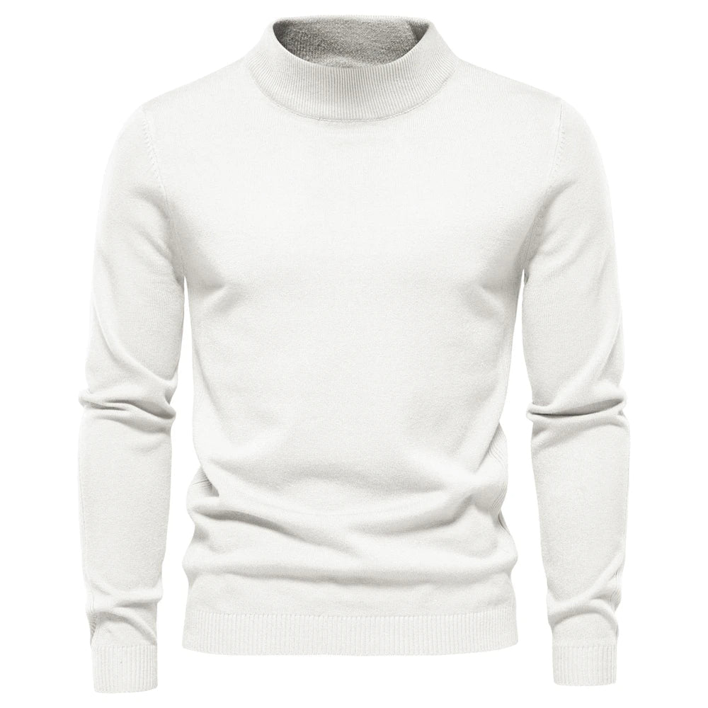 Herren Rollkragenpullover Slim Fit Elegance