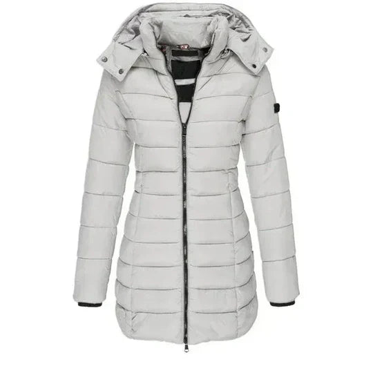 Lara - Warme Daunenjacke Lang Wintermantel