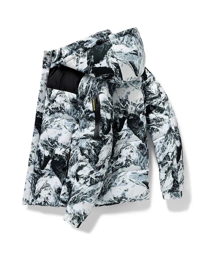 Herren Winterjacke Camo - Warm & Stylisch - IdealeKleiden