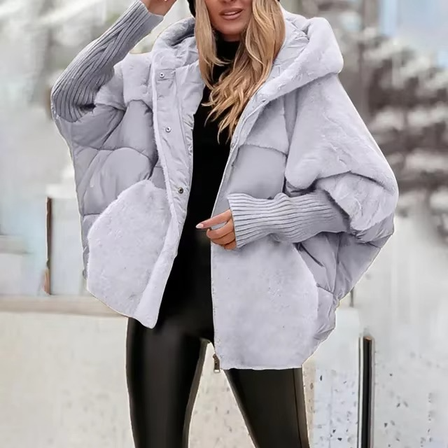 Damen Winterjacke Warm Verzierend