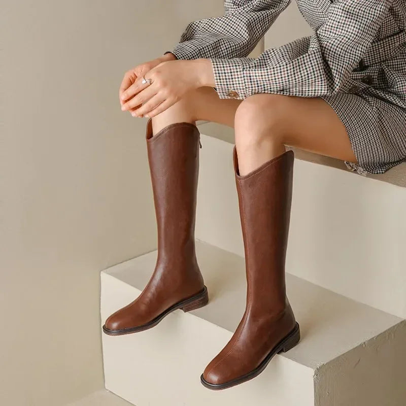 Stylische Stiefel Knöchelhoch Kunstleder