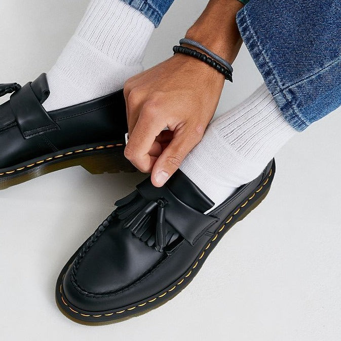Schwarze Slip-On Loafer Schuhe für Männer Elegant - IdealeKleiden