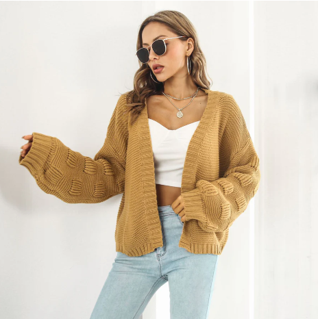 Langarm Cardigan Damen Elegant