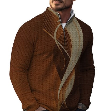 Lässiger Pullover für Herren mit coolen Drucken