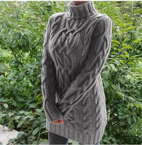 Handgestrickter Pullover Gehäkeltes Design