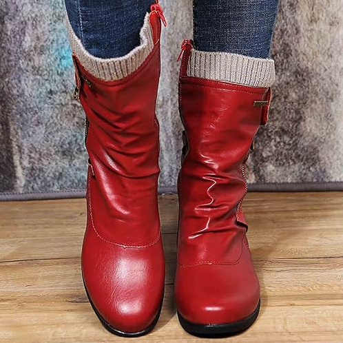 Warme Damen Winterstiefel Bequem & Gemütlich