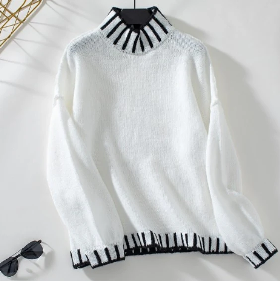 Zyria - Strickpullover Rollkragen Warm - IdealeKleiden