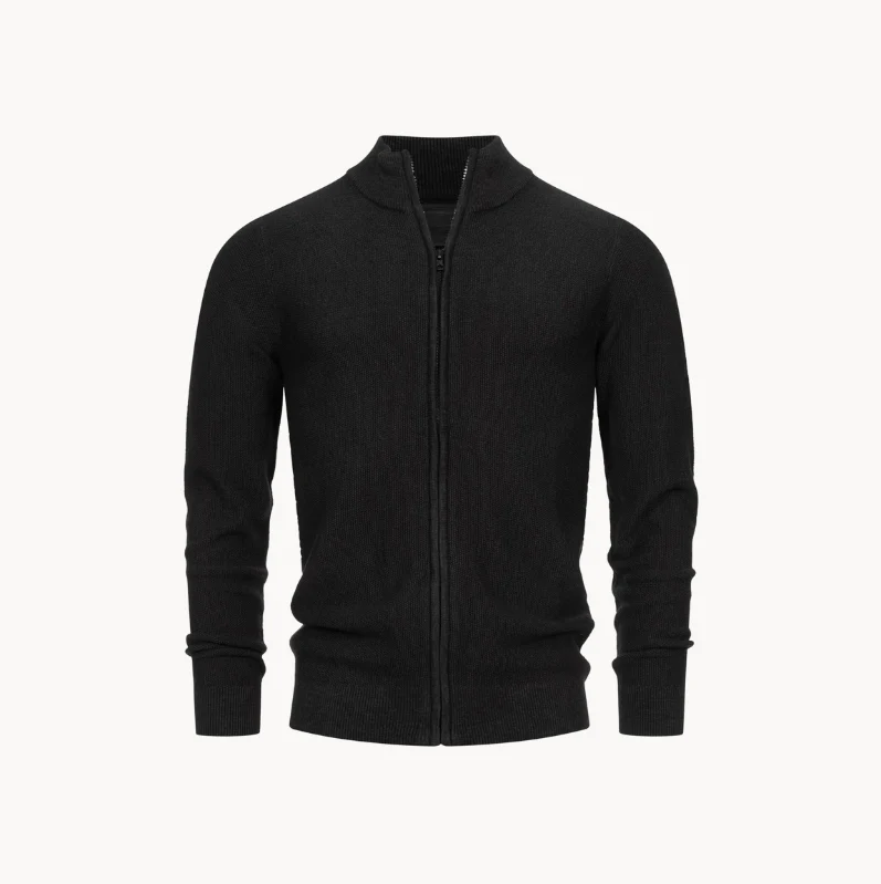 Moderner Herren Pullover Reißverschluss Bequem