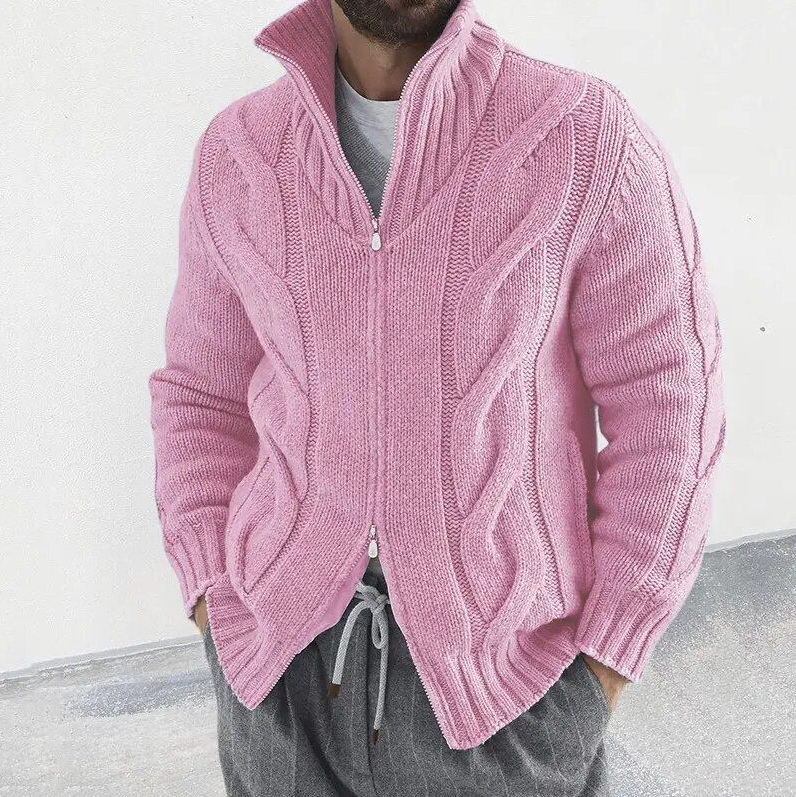 Herren Strickjacke Warm Elegant Qualität