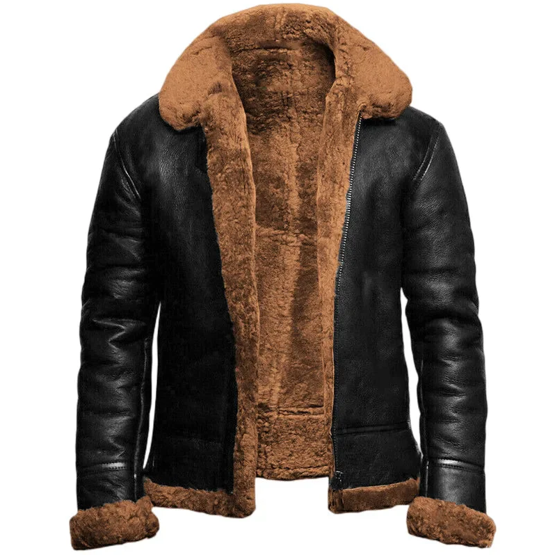Herren Winterjacke Klassisch Elegantes Design