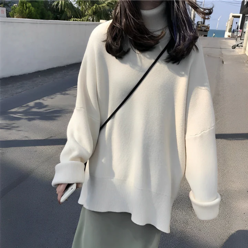 Steina | Weicher Rollkragen Pullover Damen
