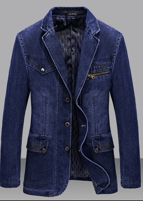 Riki | Herren Jeansjacke Modern SlimFit - IdealeKleiden