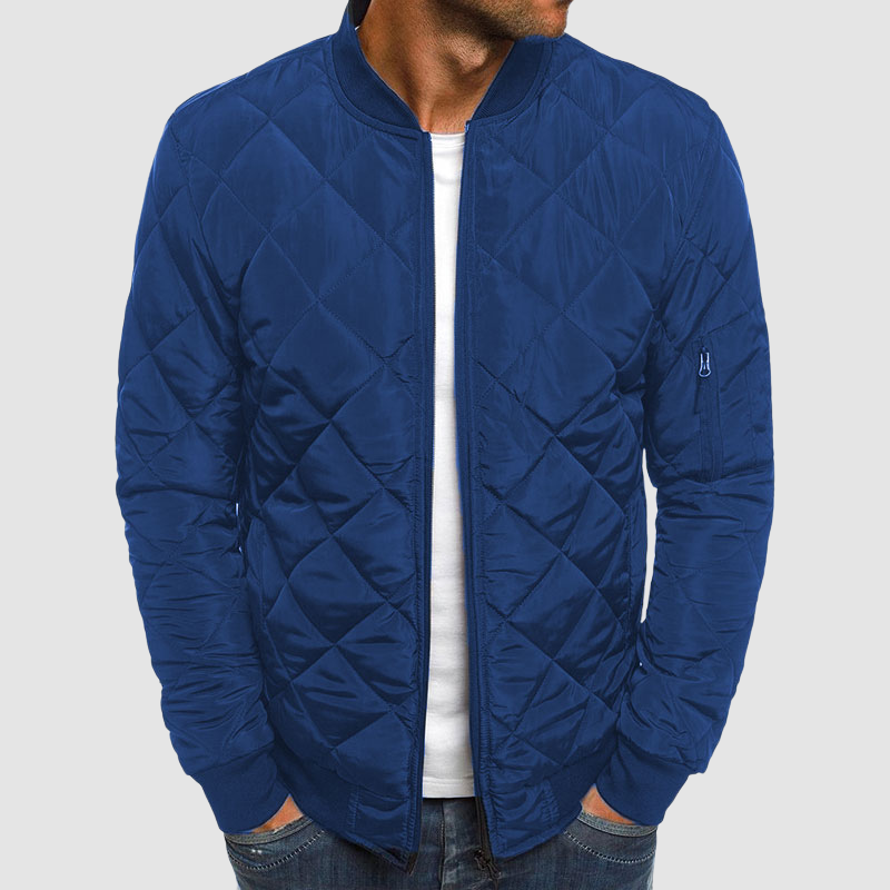 Herren Winterjacke Reißverschluss Warm