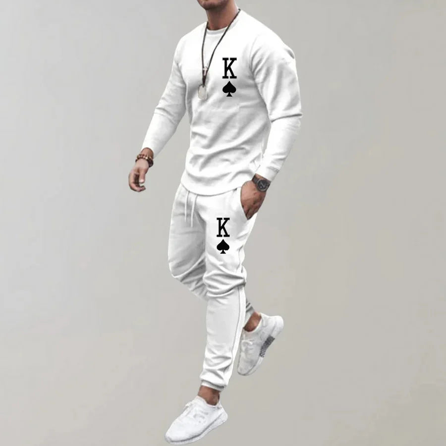 Sportanzug Herren Langarm Jogging Set