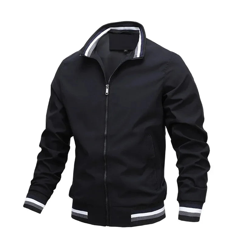 Stilvolle Herren Bomberjacke Elegant