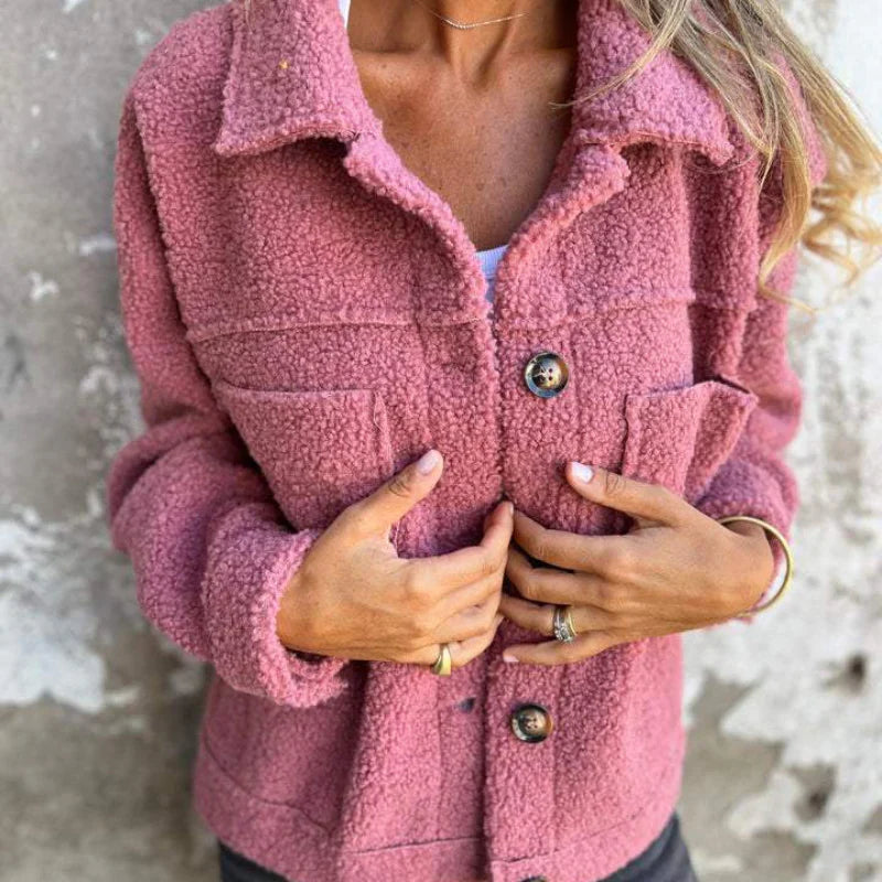 Herbstjacke Damen Stilvoll Leder