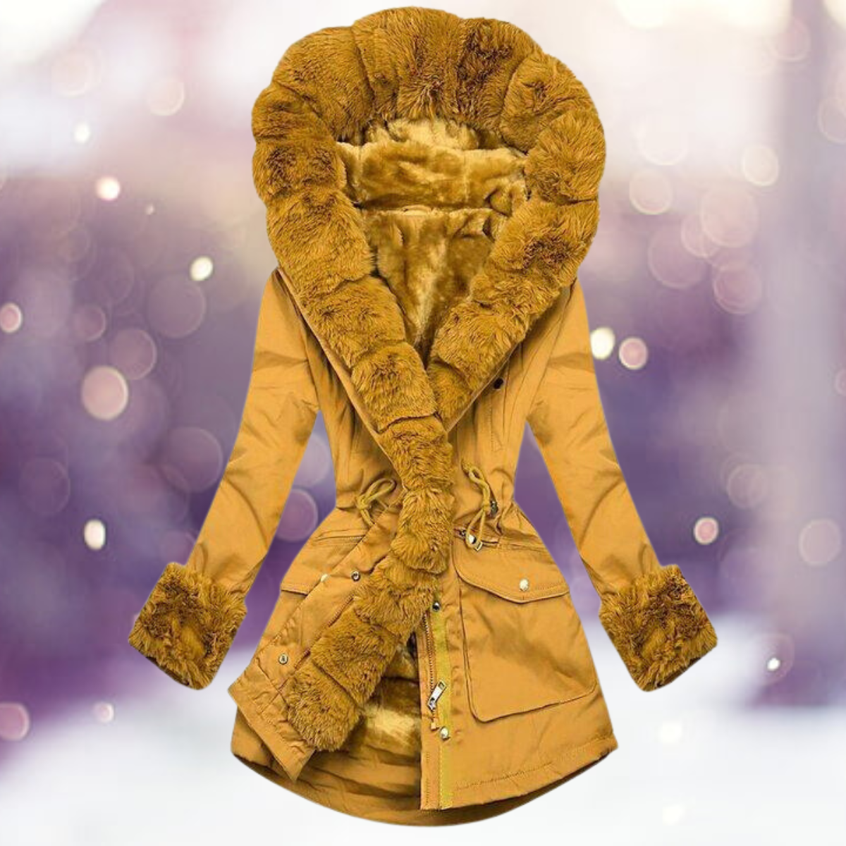 Damen Winterparka Warm Elegant