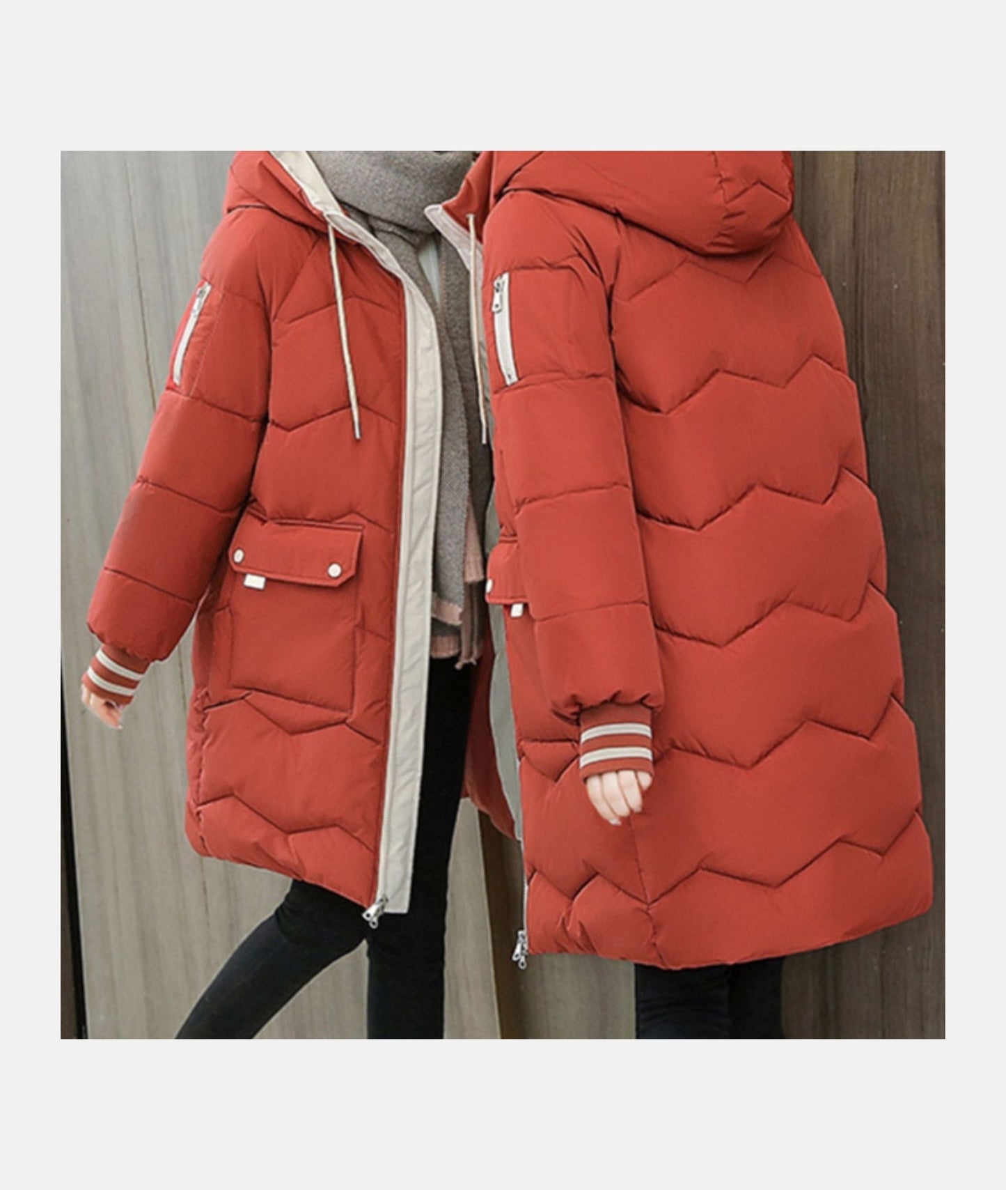 Elegante Winterjacke Damen Moderner Schnitt