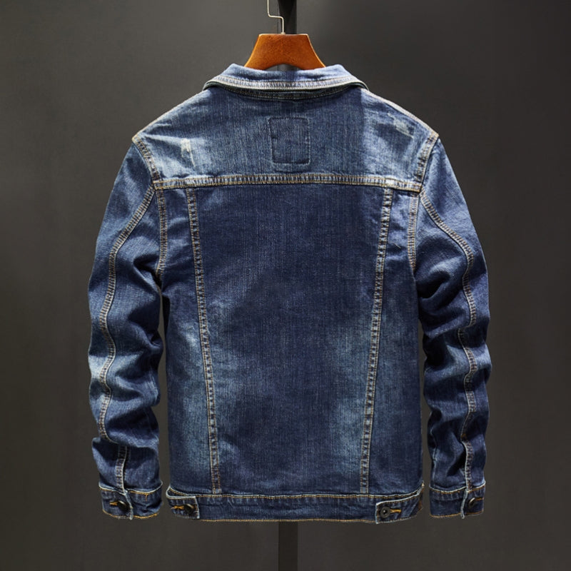 Stylische Denimjacke Reise - IdealeKleiden