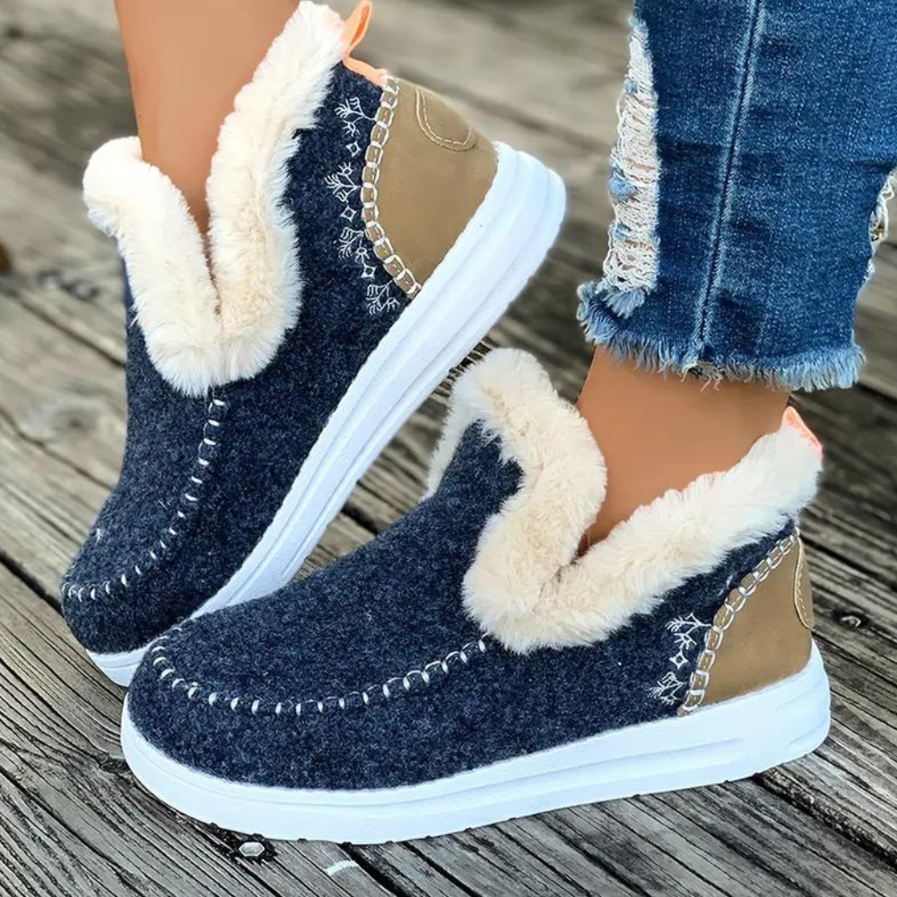 Stylische Winterstiefel Damen Kaltwetter