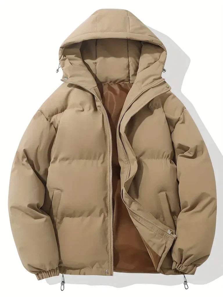 Übergröße Pufferjacke Damen Kapuzenjacke Gepolstert