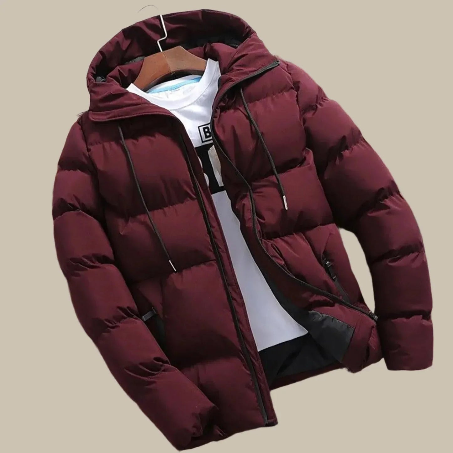 Warme Winterjacke Herren Puffer Parka