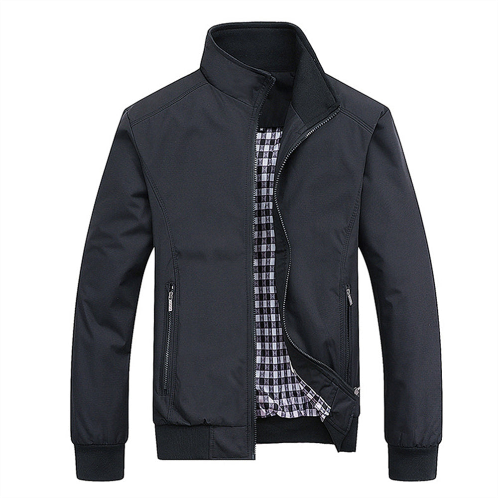 Wasserdichte Herrenjacke Reißverschluss Modern
