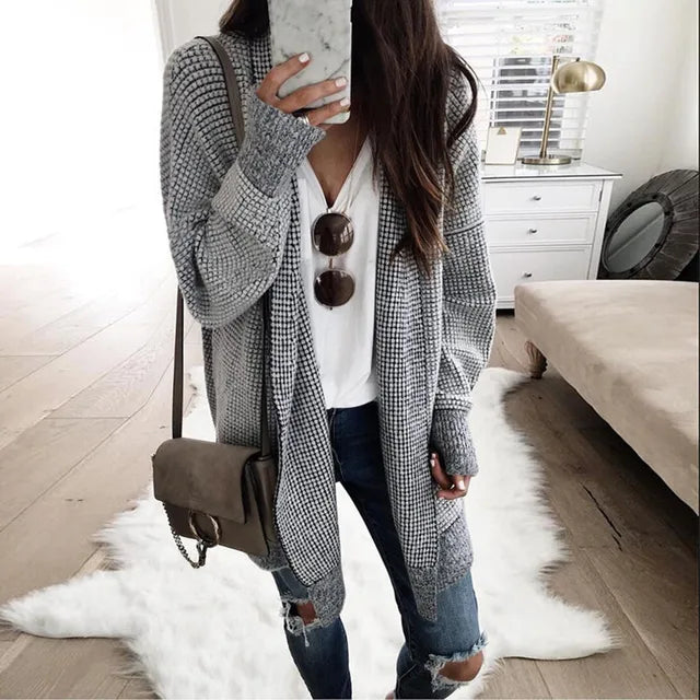 Elegante Winterjacke Lang Damen Stil - IdealeKleiden