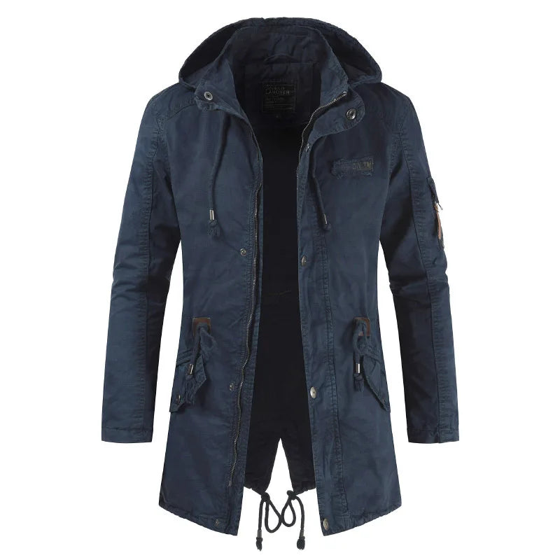 Herren Parka Fleece - Warme Windjacke Bequem