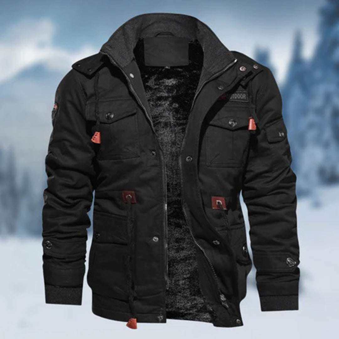 Stylische Damenjacke Herbst Winter Kapuze
