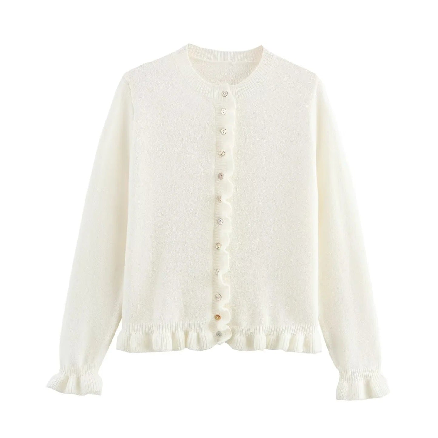 Damen Cardigan Schick Knöpfe