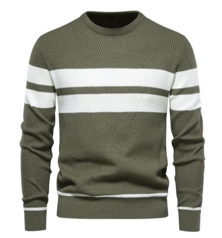 Gemütlicher Streifenpullover Modern Bequem