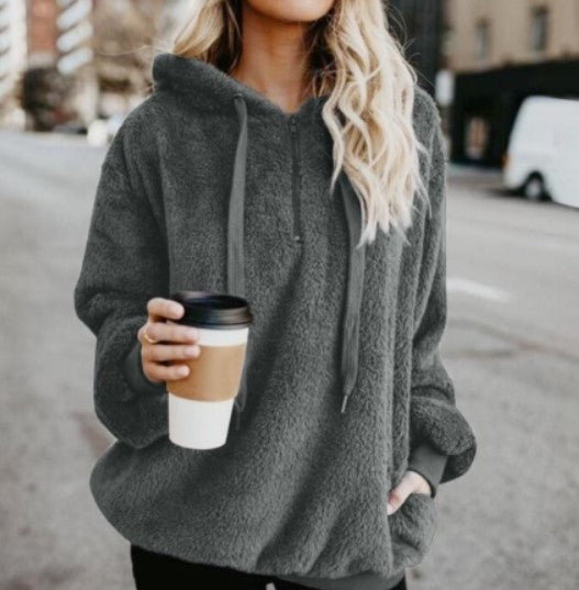 Kapuzenpullover Bequem Warm Gemütlich