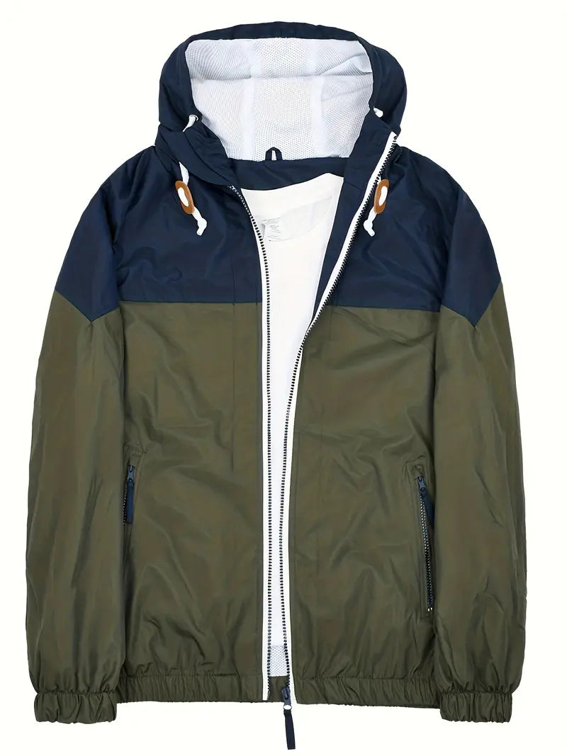Theodore - Lässige Regenjacke mit Kapuze - IdealeKleiden
