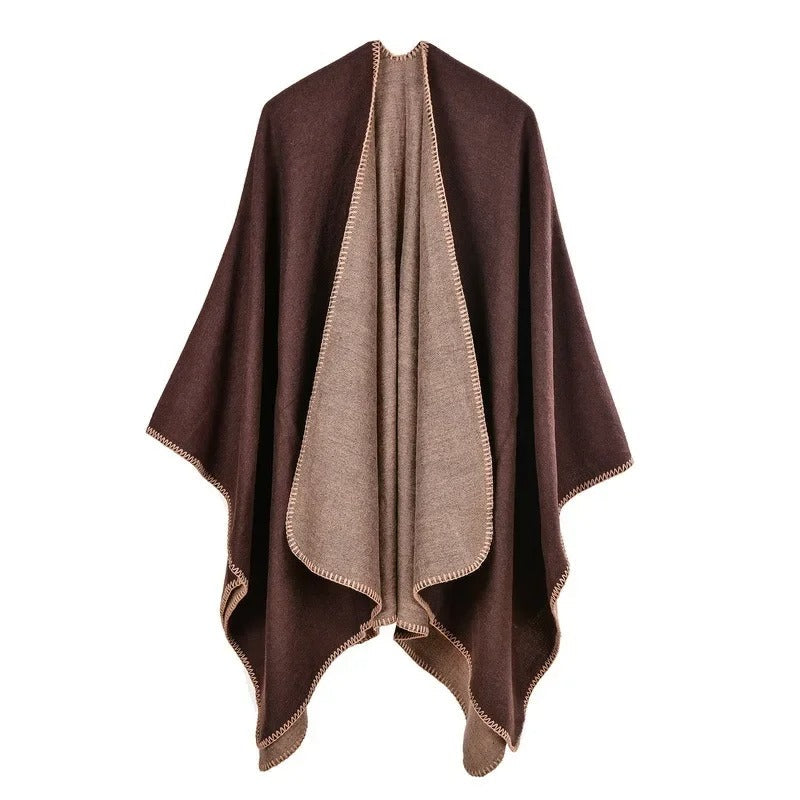 Weicher Poncho Damen Elegant Oversized